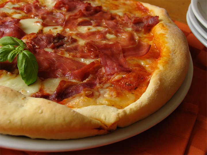 Er tuo gusto de pizza preferito: Prosciutto crudo - 26/04/2012