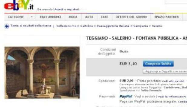Come Totò, vendono una fontana su ebay - 23/09/2012