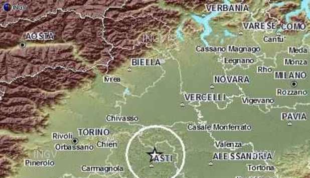 Terremoti: scossa 3.5 in Sicilia, scosse di 3.3 anche ad Asti e Monferrato - 20/11/2012