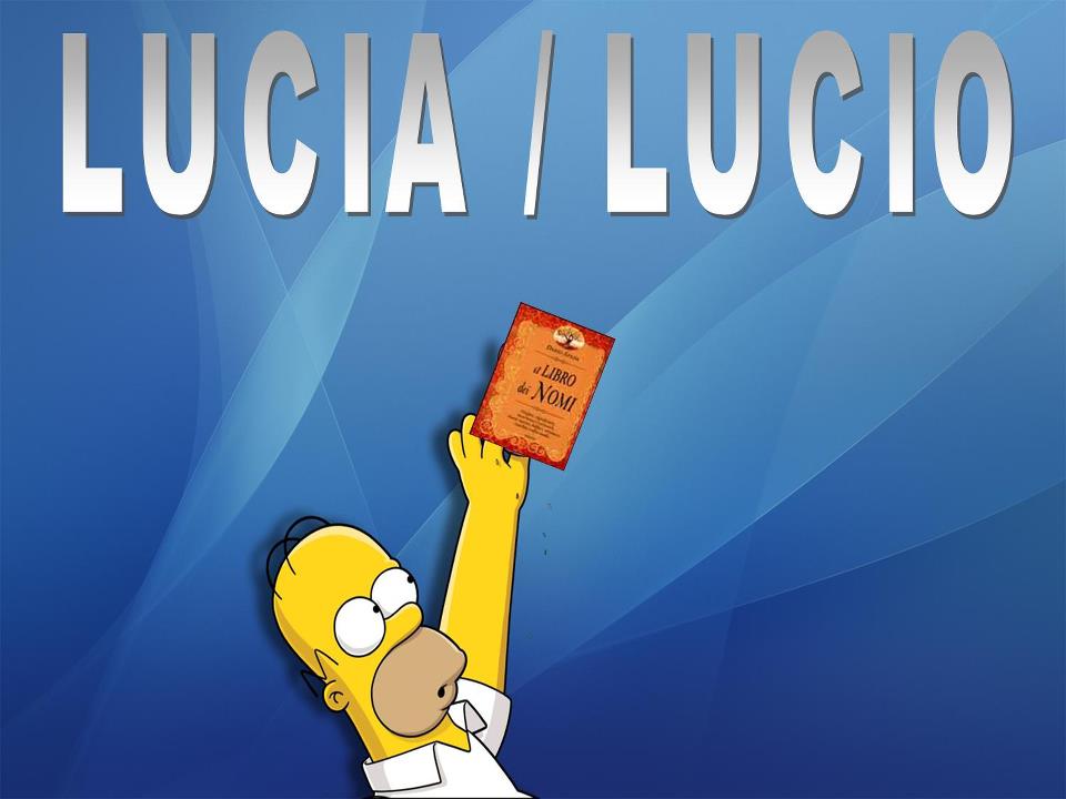 LUCIA / LUCIO - 02/03/2012