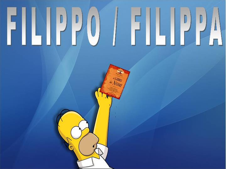 FILIPPO / FILIPPA - 02/03/2012