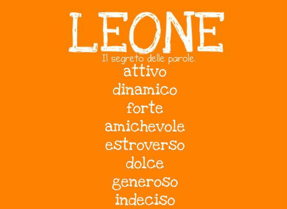 Aggettivi pè ogni segno zodiacale: LEONE - 13/09/2012