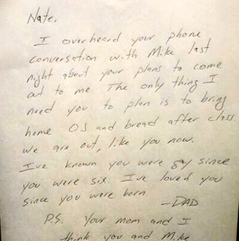 Commovente lettera di un padre al figlio gay - Foto - 29/07/2013