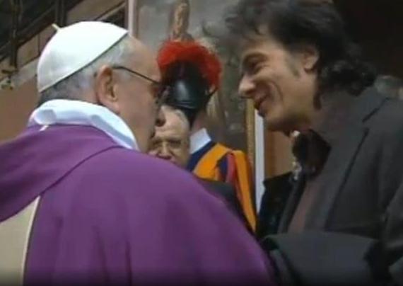 Papa Francesco incontra il fratello di Emanuela Orlandi - FOTO - 17/03/2013
