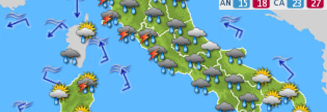 METEO, IN ARRIVO UN WEEKEND AUTUNNALE: 'PENELOPE' PORTA PIOGGE E TEMPORALI - PREVISIONI - 03/10/2013