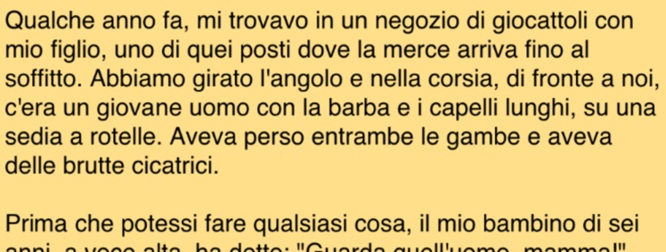 LA MADRE CREDEVA CHE IL FIGLIO STESSE... - 11/12/2016