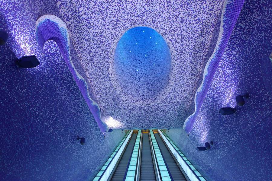 LA METROPOLITANA PIU' BELLA DEL MONDO E' ITALIANA - FOTO - 26/11/2015
