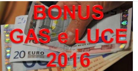 BONUS GAS E LUCE 2016: ECCO COME OTTENERE I RIMBORSI - 27/10/2015