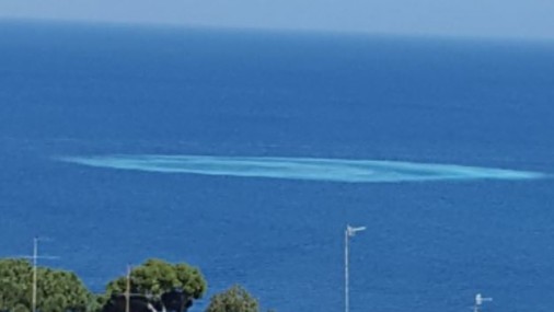 INCREDIBILE MACCHIA AZZURRA NEL MAR MEDITERRANEO: ECCO DI COSA SI TRATTA - 31/03/2016