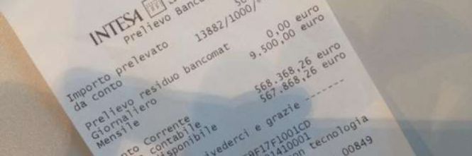 ''AAA SE HAI PERSO QUESTO SCONTRINO E SEI SINGLE, IO SONO QUI'': IL TWEET SPOPOLA IN RETE - 17/09/2015