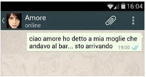 MANDA UN MESSAGGIO PER SBAGLIO A SUA MOGLIE: LA RISPOSTA E' EPICA - 02/02/2016