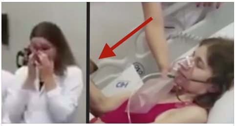 GLI INFERMIERI SONO SCIOCCATI DA QUELLO CHE BALZA TRA LE BRACCIA DI QUESTA DONNA MORIBONDA: SCOPPIANO IN LACRIME TUTTI - 27/01/2017