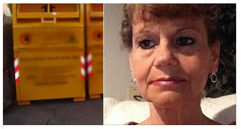 DEPOSITA GLI ABITI USATI MA SI INCASTRA NEL BIDONE, DONNA TROVATA MORTA SEI ORE DOPO - 08/02/2017