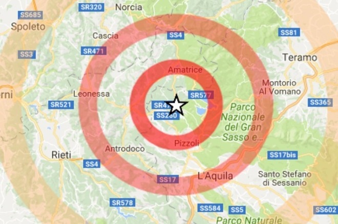 TERREMOTO: NUOVA SCOSSA NELL'AQUILANO, DI MAGNITUDO 4 - ECCO COSA STA ACCADENDO - 20/02/2017