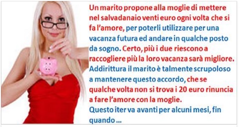IL MARITO PROPONE ALLA MOGLIE... - 27/02/2017