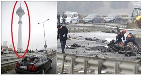 SPAVENTOSO INCIDENTE AEREO: E' PRECIPITATO IN AUTOSTRADA ''HA CENTRATO UN'ANTENNA RIPETITORE TV'' - 10/03/2017