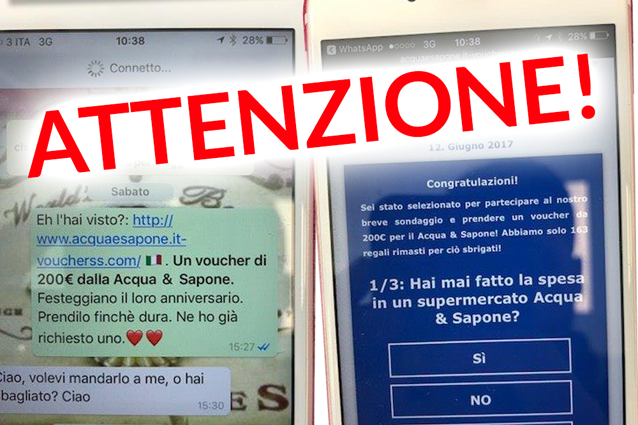 ATTENZIONE ALLA NUOVA TRUFFA SU WHATSAPP: ECCO COSA STA ACCADENDO A MIGLIAIA DI PERSONE - 27/06/2017
