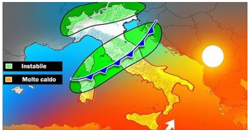 METEO - ARRIVA IL PREOCCUPANTE ANNUNCIO DEI METEOROLOGI PER CIO' CHE SI STA PER ABBATTERE SULL'ITALIA: PREPARATEVI AL PEGGIO - 04/07/2017