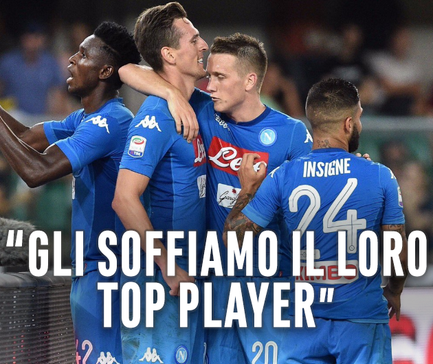 ''IL NAPOLI CI SOFFIO' ZIELINSKI ED ORA CI PRENDIAMO IL LORO TOP PLAYER'' L'ANNUNCIO CHE FA TREMARE I TIFOSI DEL NAPOLI - 04/10/2017