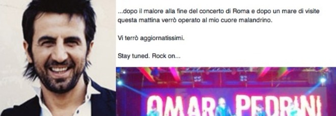 INTERVENTO AL CUORE PER OMAR PEDRINI, EX DEI TIMORIA: ERA STATO COLPITO DA UN MALORE A ROMA - 07/10/2014
