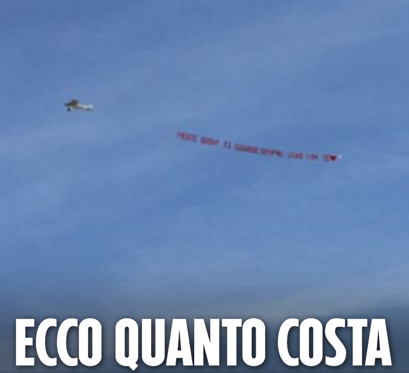 QUANTO COSTA MANDARE UN MESSAGGIO CON L'AEREO SULLA CASA DEL GF? LA RISPOSTA VI LASCERA' DI SASSO - 23/11/2017
