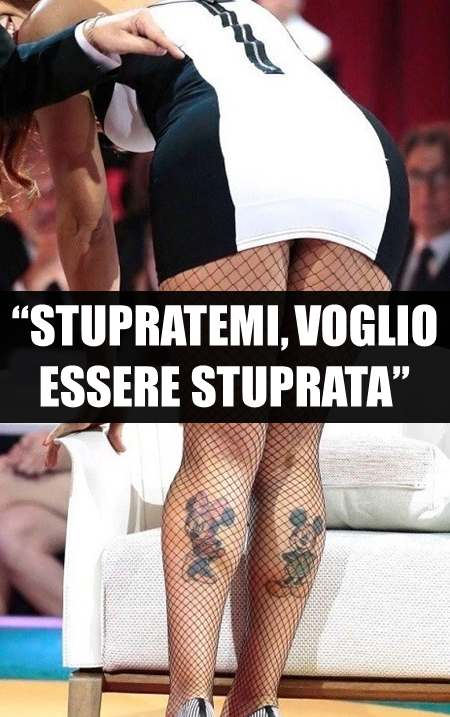 ''MA QUALE VIOLENZA ALLE DONNE, STUPRATEMI...'' IL DELIRO DELLA VIP IN DIRETTA TV ED E' POLEMICA - 24/01/2018