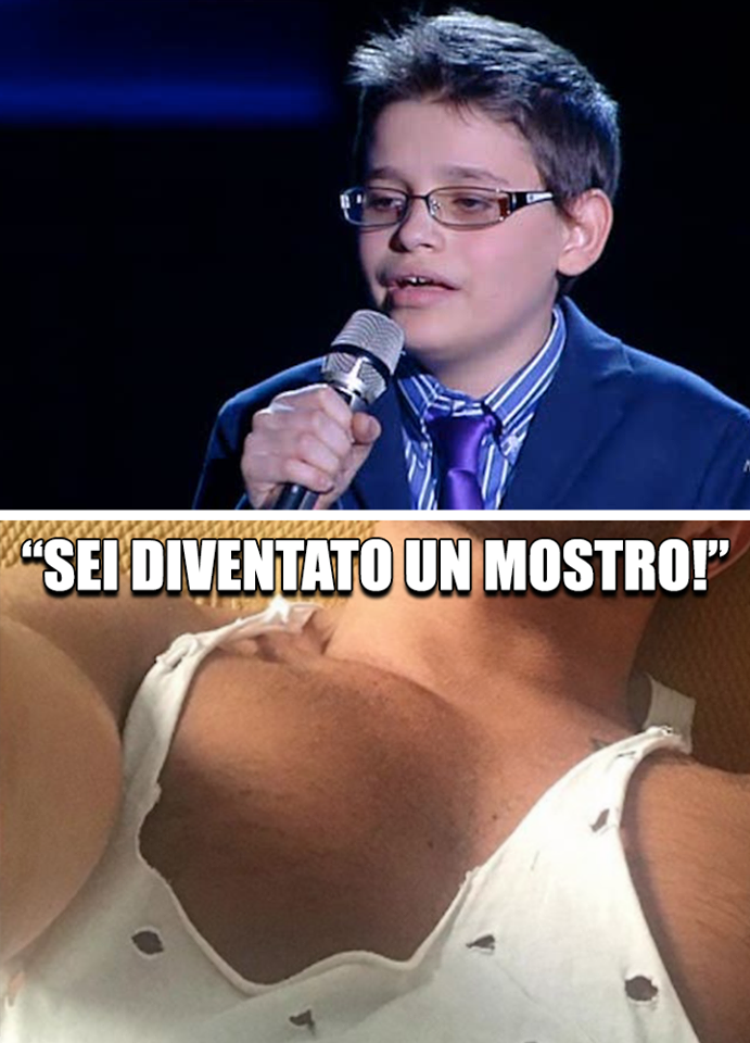 TUTTI RICORDANO CRISTIAN IMPARATO DI ''IO CANTO'' DOPO L'ABUSO DI FARMACI OGGI E' ASSOLUTAMENTE UN'ALTRA PERSONA - 18/12/2017