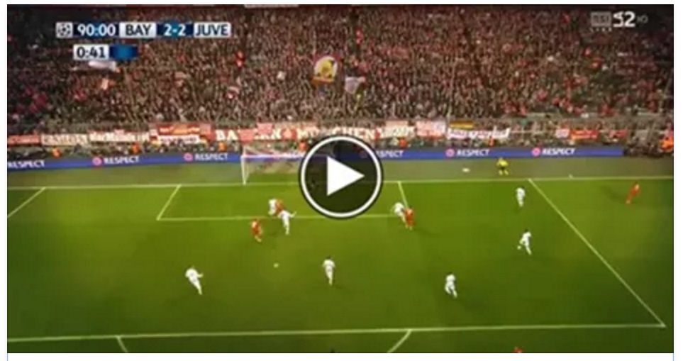 BAYERN-JUVENTUS 2-2 , MULLER BEFFA I BIANCONERI - 15/03/2016