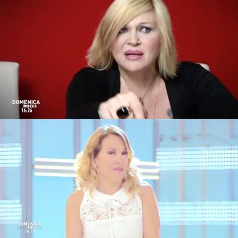 ''SEI CICCIONA E MALATA'' ACCUSE PESANTI CONTRO NADIA RINALDI: E SCOPPA LA RISSA IN STUDIO A 'DOMENICA LIVE' - 03/04/2016