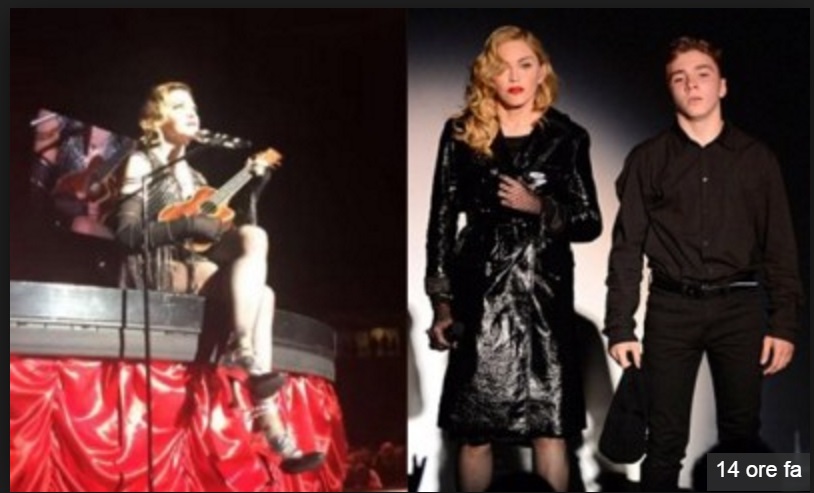MADONNA PIANGE SUL PALCO: ''HO PERSO MIO FIGLIO''. E DEDICA UNA CANZONE AL SUO ROCCO - 07/03/2016