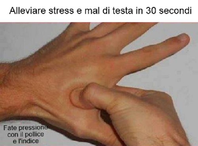 ALLEVIARE IL MAL DI TESTA IN SOLI 30 SECONDI - 07/04/2016
