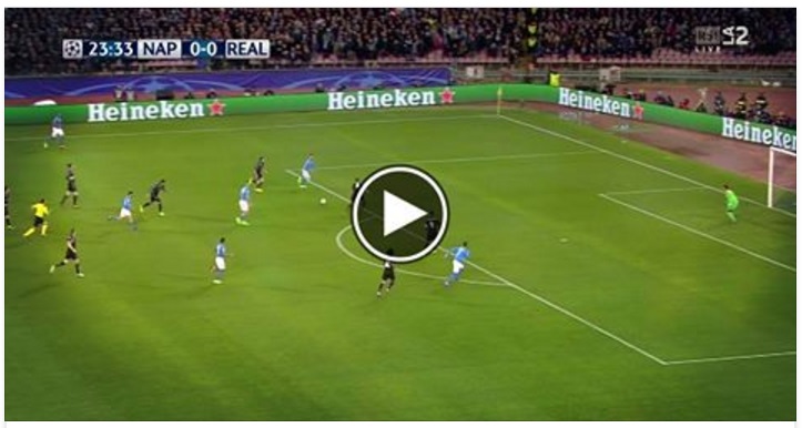 GOL DI MERTENS, NAPOLI 1-0 SUL REAL - 06/03/2017