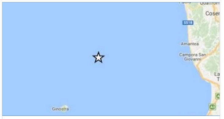 TERREMOTO: 4 SCOSSE IN POCHI MINUTI IN CALABRIA - 09/03/2017