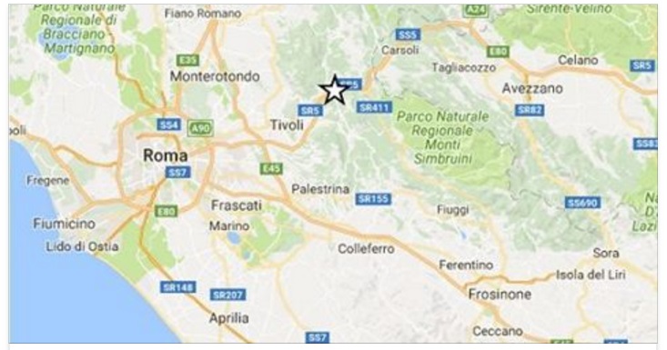 SCOSSA DI TERREMOTO AVVERTITA IN PROVINCIA DI ROMA: AVVERTITA DAI RESIDENTI, EPICENTRO A... - 16/03/2017