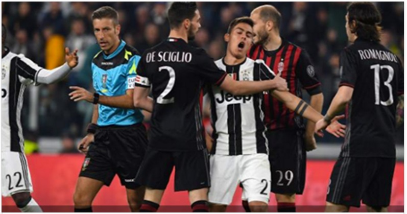 ''IL MANI DI DE SCIGLIO NON ERA RIGORE'', ED ARRIVA LA SEVERA PUNIZIONE - 16/03/2017