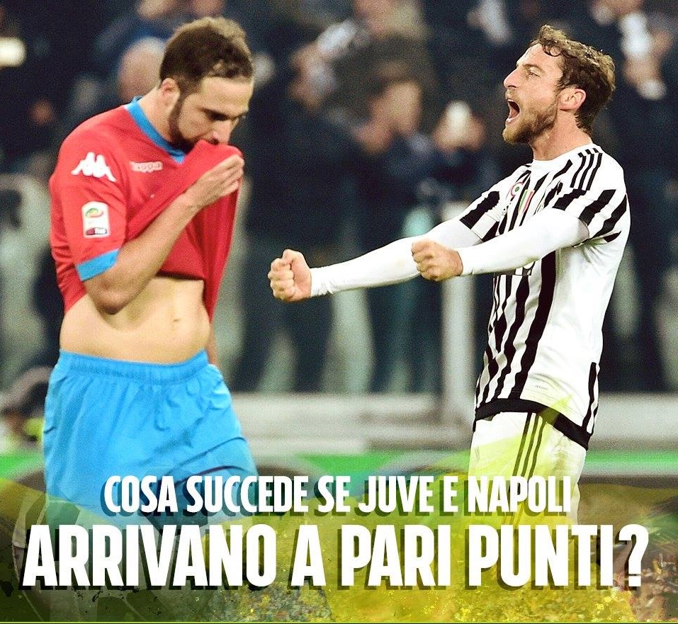 ECCO COSA ACCADE SE JUVE E NAPOLI ARRIVANO A PARI PUNTI A FINE STAGIONE: IL REGOLAMENTO PARLA CHIARO - 14/02/2016
