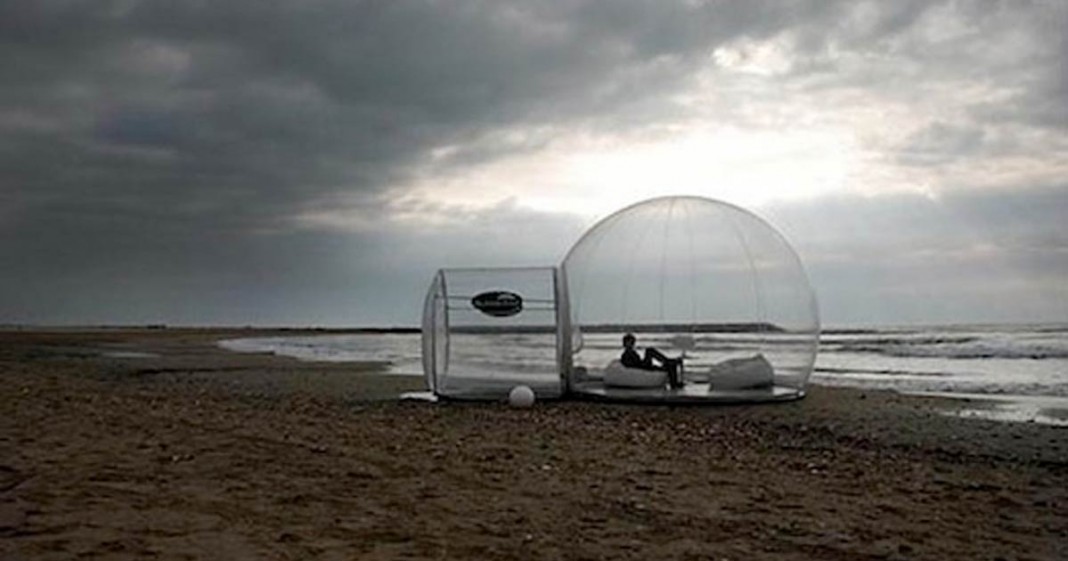 LA TENDA A BOLLA PER DORMIRE GUARDANDO LE STELLE - SI AVVERA IL SOGNO DI MOLTI - 03/03/2016