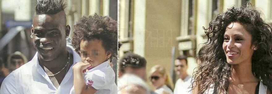 MARIO BALOTELLI METTE LA TESTA A POSTO:  TORNA CON RAFFA FICO PER LA PICCOLA PIA - 24/06/2015
