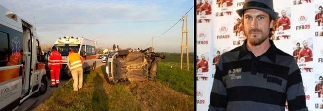 PAURA PER SERGIO VOLPINI, ''OTTUSANGOLO'' DEL GF1. L'AUTO SI SCHIANTA E SI RIBALTA: E' IN OSPEDALE - 17/12/2015