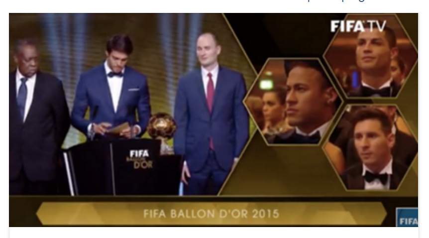 IL PALLONE D'ORO 2015 - LA CLASSIFICA FINALE - 11/01/2016