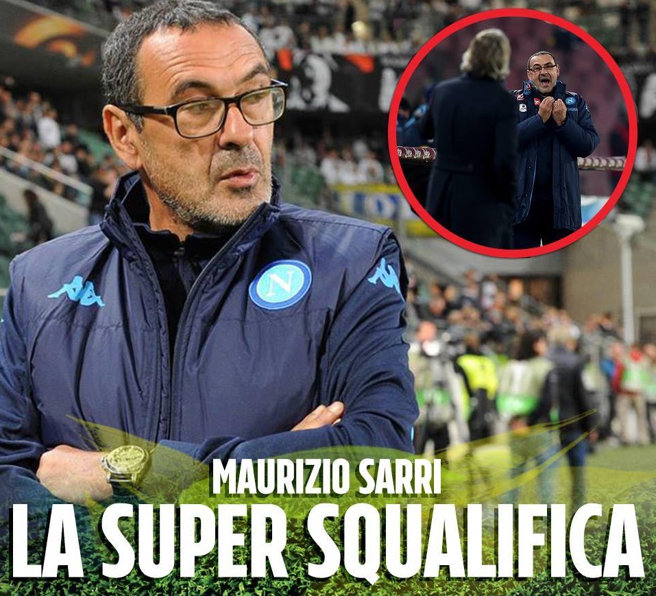 INSULTI OMOFOBI A MANCINI: ECCO LA SUPER SQUALIFICA CHE POTREBBE ESSERE INFLITTA A MAURIZIO SARRI - 20/01/2016