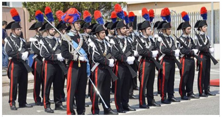 E' USCITO IL CONCORSO PER 1598 CARABINIERI: SONO 280 I POSTI PER I CIVILI - 02/04/2017