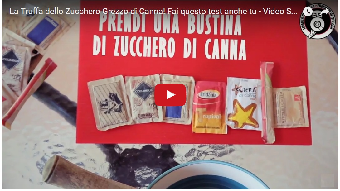 L'INQUIETANTE SCOPERTA SULLO ZUCCHERO DI CANNA: FAI ANCHE TU QUESTO TEST PER VERIFICARE - VIDEO - 03/04/2017