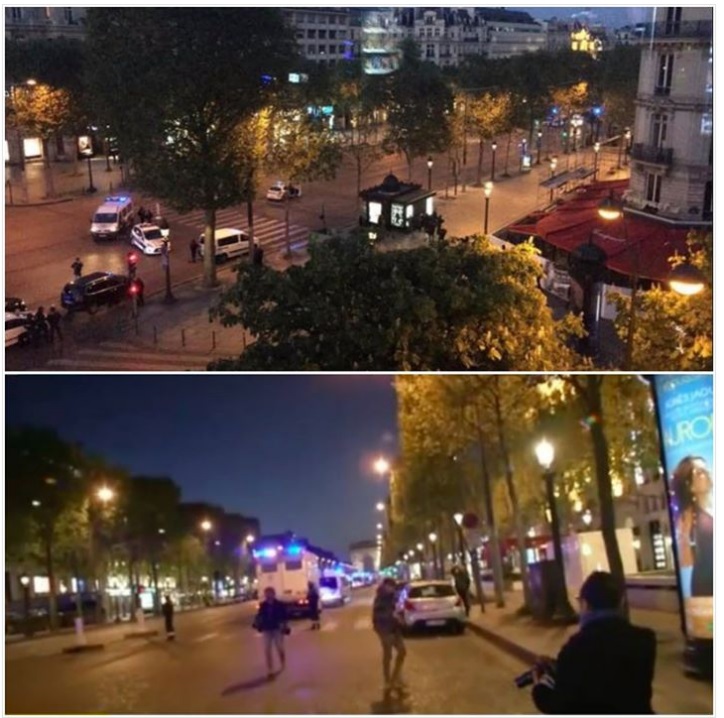 ATTACCO TERRORISTICO A PARIGI - CI SONO DELLE VITTIME: SONO STATI EVACUATI I CHAMPS ELYSEES - 20/04/2017