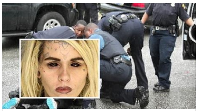 ''HA UN ASPETTO SATANICO'' ARRESTATA PER RAPINA, LA SUA FOTO SEGNALETICA STA FACENDO IMPAZZIRE IL WEB - ECCO PERCHE' - 02/05/2017