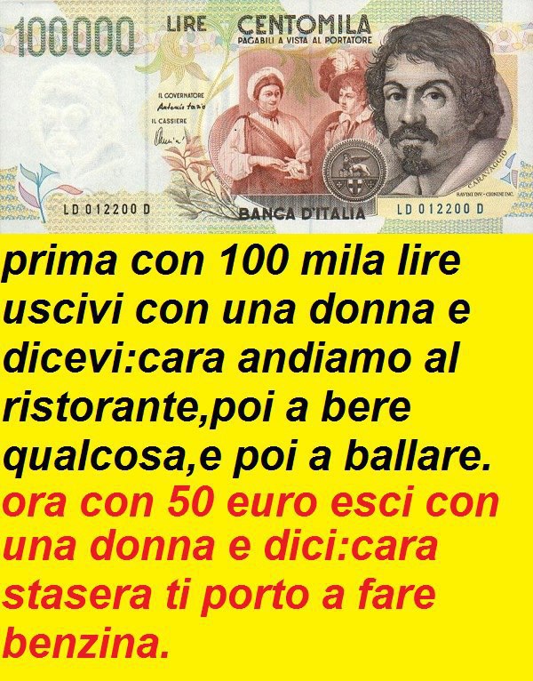 I TEMPI SO' CAMBIATI !! - 06/11/2012