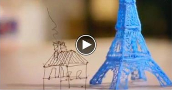 ECCO LA ''PENNA MAGICA'' CHE PERMETTE DI DISEGNARE IN 3D - VIDEO - 26/05/2014