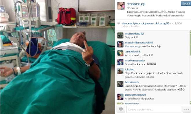 MALORE PER PAOLO BONOLIS, RICOVERATO A ORBETELLO: ''ECCO LA FOTO'' - 24/08/2014