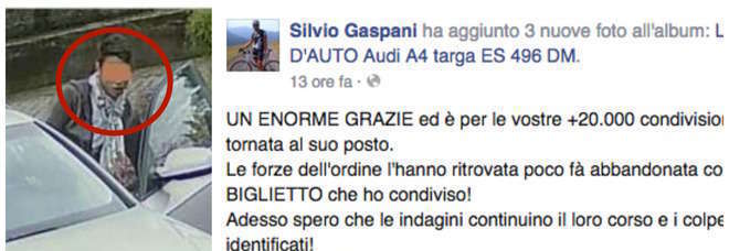 GLI RUBANO L'AUTO, POSTA FOTO SU FB E FA​ 20MILA CONDIVISIONI: ECCO LA REAZIONE DEL LADRO - 20/04/2015