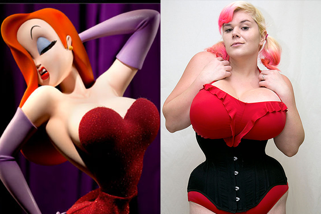 ECCO QUANDO JESSICA RABBIT DIVENTA UNA BRUTTA COPIA UMANA - FOTO - 04/10/2015